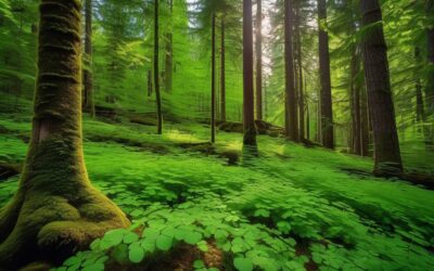 Jakie rośliny najchętniej rosną pod świerkami w lesie?