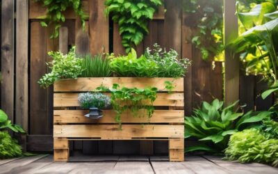 Kreatywne wykorzystanie palet w ogrodzie – inspirujące pomysły